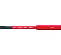 Wiha 283110035 Embouts slimBit fente (41159) 3,5 mm x 75 mm pour vis tiefliegende, Allrounder, électricien