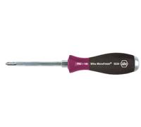Wiha Wiha Tournevis MicroFinish Phillips avec lame six pans continue et avec disque de frappe (29149) PH1 x 80 mm Quantité:1