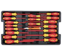 Wiha 32095 Jeu de tournevis isolés pour les professionnels - 19 pièces, 1000 Volt