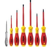 Wiha 320N K7 VDE Jeu de tournevis 7 pièces vis à fente, cruciforme Phillips