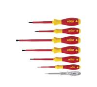 Wiha 320NK7 Jeu de tournevis d'électricien à fente / Phillips SoftFinish 7 pièces (Import Allemagne)