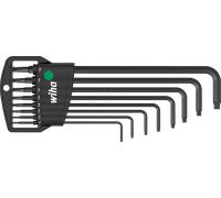 WIHA 32395 - Jeu de clés à six pans dans support Classic, tête sphérique TORX