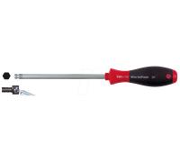 Wiha Tournevis six pans à tête sphérique 6 mm – lame 125 mm – Soft‑Finish – L.tot 243 mm