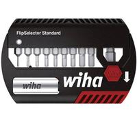 Wiha Coffret d'embouts FlipSelector Standard 25 mm – six pans, 11 pièces (39039)
