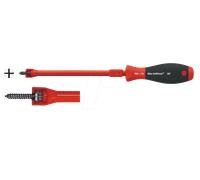 WIHA 397-1 - Tournevis cruciforme avec maintien de la vis taille : 1, L : 125