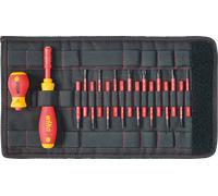 WIHA 41231 - Jeu d'embouts slimVario, 18 pièces, mixte, Stubby, tournevis