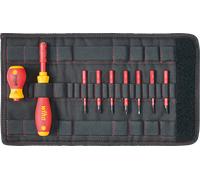 WIHA 41232 - Jeu d'embouts slimVario, assortiment de 9 pièces, Stubby, tourne
