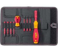 WIHA 41233 - Jeu d'embouts slimVario, assortiment de 9 pièces, Stubby, tourne