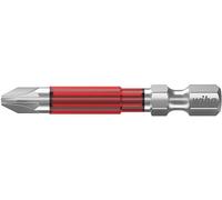 Wiha 42121 Embout cruciforme Propulseur: 1/4 (6.3 mm) Sortie: vis Pozidriv PZ 1