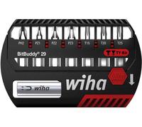Wiha 42137 Jeu dembouts 8 pièces cruciforme Phillips, vis Pozidriv, TORX PLUS®