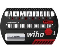 Wiha 42138 Jeu dembouts 8 pièces cruciforme Phillips, vis Pozidriv, TORX PLUS®
