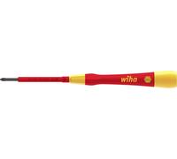 Wiha 42378 pour électricien, VDE, pour l'électronique et la mécanique de précision Tournevis cruciforme PH 0 Longueur de la lame