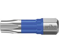 Wiha Jeu d'embouts Torx T30 7929-03029 7015TY 29 mm Acier molybdène-vanadium trempé 25 pièces