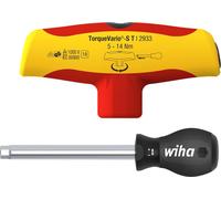Wiha 43177 ynamométrique à rayons, Nm, mécanique, 5 - 14 Nm, 6%, rouge, jaune