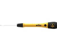Wiha Tournevis de précision PicoFinish 270P antistatique (ESD) fente 1,5 x 40 mm (43669)