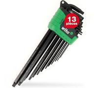 Wiha Jeu de 13 clés mâles Torx MagicSpring ErgoStar 43848 T5 à T45