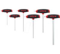 Jeu de tournevis hexagonaux avec ComfortGrip, 6 pièces WIHA - 26247