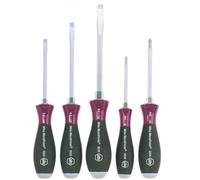 Wiha 5533MF HK5 SATZ 5tlg pour latelier Jeu de tournevis 5 pièces vis à fente, cruciforme Phillips