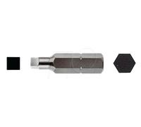 Embout carré Taille (tournevis): 3 Wiha 06636 Longueur: 25 mm C 6.3 Acier Chrome-Vanadium