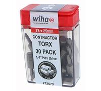 Wiha 72573 Embouts Torx, T8, 30-pack