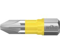 Wiha 7929-12225 7012Y PZ2 x 25 mm 42295 Embout cruciforme PZ 2 Acier trempé au vanadium et au molybdène 1 pce