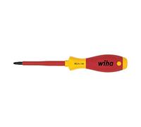 Wiha Tournevis DIN/ISO8764 IEC60900:2004 VDE PZD ouv.1x80mm L.tot.191mm poig. multico Quantité:1