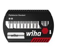 Wiha Coffret d'embouts FlipSelector Standard 13 pièces Torx percé 25 mm 1/4"