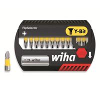 Wiha Bit Set FlipSelector 13 pces I Embout Y 25 mm Pozidriv 1/4" C6,3 I Porte-embout magnétique I Convient pour visseuses à impact et à chocs (41829)