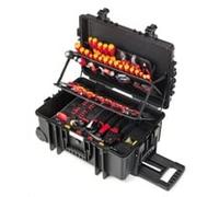 Wiha Set d'outils pour électricien Competence XXL II – 115 pièces, chariot intégré