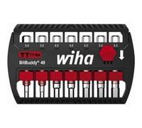 Wiha Ensemble d'embouts Ty hexagonal 8 pcs Bitbuddy 49 mm G