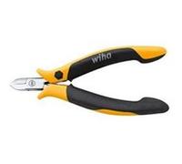 Wiha Pince coupante diagonale Professional ESD 26826 – tête étroite demi-ronde petite lame, 115 mm
