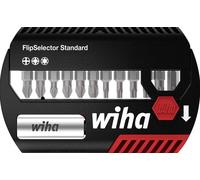 Coffret d'embouts WIHA Flipselector Standard mixte 13 pcs + Porte embout universel + attache ceinture - 39060