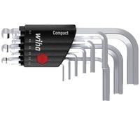 Wiha Set de clés mâles coudées 40410 9pces tête sphér. à 6 pans ouv. 1,5-10 dans supp Quantité:1