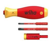 Wiha Jeu d'adaptateurs easyTorque électrique slimVario® slimBits SL/PZ 4 pièces
