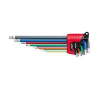 Wiha Jeu de clés mâles Wiha dans support ErgoStar tête hexagonale sphérique 9 pces couleur vive Quantité:1