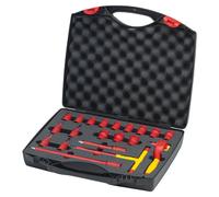 Wiha Jeu de clés à cliquet isolées 3/8" 20 pièces en coffret