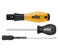 Wiha Jeu de tournevis dynamométriques TorqueVario-S Micro ESD 0,1-0,6 Nm mixte 18 pces Limiteur de couple à réglage variable, boîte incluse (45690)