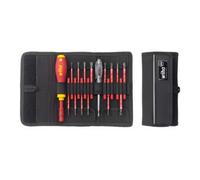 Wiha Jeu de tournevis slimVario 16-pces avec lames interchangeables VDE WIHA Quantité:1