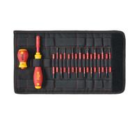 Wiha Jeu de tournevis Wiha SlimVario® 18 pièces avec lames interchangeables VDE Quantité:1