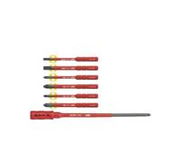 Wiha Juego de bits slimBit electric 2879 B7 slimVarioBits 7-tlg; Box Rouge