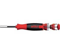 Wiha LiftUp 25 pour latelier Jeu de tournevis 12 pièces vis à fente, cruciforme Phillips, Pozidriv, TORX