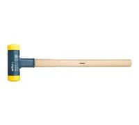 Wiha Massette 02093 embout plastique rond 30 mm, sans rebond, manche hickory