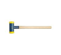Wiha Masse Sans Rebond, Mi-Dur Avec Manche En Hickory, Embout De Massette Rond (02091) 100 Mm