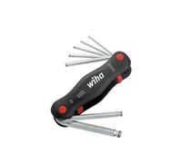 Wiha Multitool PocketStar Six pans à tête sphérique MagicRing, 7 pcs sous blister (23033)