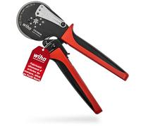 Wiha Pince à sertir professionnelle avec ajustement automatique pour embout de câble 0,08 à 16 mm² (41246) Sertissage de cosse six pans électricien