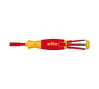 Tournevis porte embout Slim VDE 75 mm WIHA Liftup - 6 Embouts FENTE /PH /XENO PZ2 - 38611