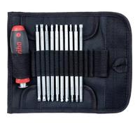 Wiha pour l'atelier Lots de lames de rechange 11 pièces vis à fente, cruciforme Phillips, vis Pozidriv, TORX® intérieur
