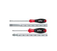 Wiha SB3021S2 Lot de 2 tournevis à fente Phillips SoftFinish