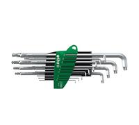 Wiha SB366BETSZ13TS 40980 Lot de 5 clés Allen dans un support ProStar avec tête sphérique Torx pivotante pour les zones difficiles d'accès