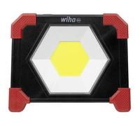 Wiha Projecteur de chantier sans fil SB490FL01 30 W 3 000 lm 3 modes avec pied & aimant